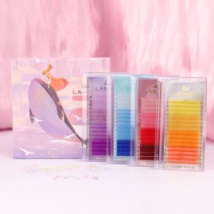 Lower Price Natural Looking Private Label Oem Color Eyelash Extension