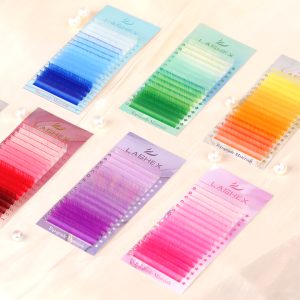 Korean Silk Materials Colorful Strips False Eyelash Extensions (Copy)