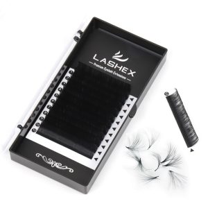 Natural Soft Flat style Lash Individual Eyelash Extensions for 0.12 0.15 0.20mm