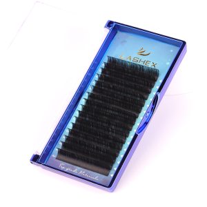 Private label korea quality silk mink eyelash extension 0.07 individual lashes