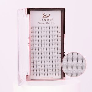 heat bonded Russian Volume Premade Fans Private Label 3-16D fans